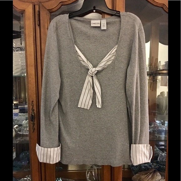 Chico's Tops - Chico’s Size 3 Layered Look Top! So Cute! ♥️